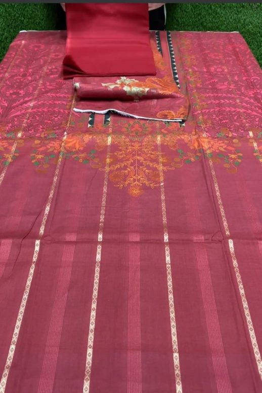 Bed Sheet red color with pillow