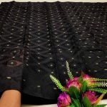 Premium-black-jamdani-moslin-shari