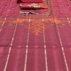 Elegant red bed sheet with matching pillow covers. Soft, durable, and stylish, perfect for adding warmth and charm to your bedroom.