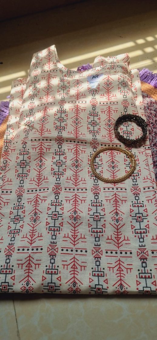 Girls Cotton printed Three piece